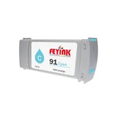 Feyink Hp 91 Cyan (C) Feyink Muadil Kartuş 775ml Designjet - 1