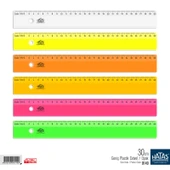 Hatas Cetvel Geniş Plastik Opak 30 Cm 0149 - 1