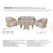 FANİZAN BAHÇE ve BALKON TAKIMI (3+1+1) - 1