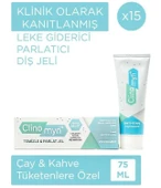 Clinomyn Temizle Parlat Jel Florürlü Diş Macunu 75 ml 15 Adet - 1