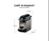 Nespresso C61 Pixie Titan Kapsüllü Kahve Makinesi - 3