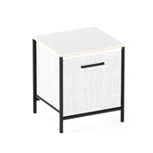 Çok Amaçlı Dolap 1 Çekmeceli Komodin Sehpa Gri 1594 - 7