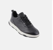 Marcomen 20414 Erkek Siyah Beyaz Merdane İthal Atom Günlük Deri Ayakkabı - 2