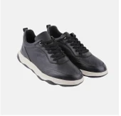 Marcomen 20414 Erkek Siyah Beyaz Merdane İthal Atom Günlük Deri Ayakkabı - 1