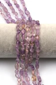 Ametrin Doğal Taş Dizi 6 x 8 mm Mercimek Kesim thumbnail 1
