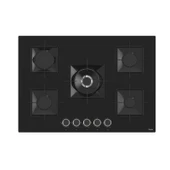 Ferre Ss035 Kare Emaye Izg.75 Cm Si̇yah Cam Ocak - 1