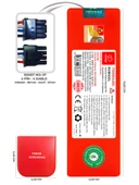 Xiaomi Vacuum Cleaner SDJQR02RR 7000mAh Uyumlu Robot Süpürge Pili C7007RB-Xia-022 thumbnail 1