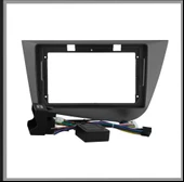 SEAT LEON 2005-2012 UYUMLU FÜME 9 INC ANDROID MULTİMEDYA ÇERÇEVESİ - SOKET-CANBUS thumbnail 1