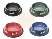 Köpek Kedi Renkli Metal Su Kabı Mama Kabı Hrb-135 - 1