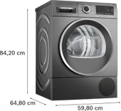 Bosch WQG2420RTR 9 kg Çamaşır Kurutma Makinesi - 5