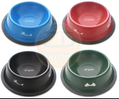 Köpek Kedi Renkli Metal Mama Su Kabı Hrb-137 - 1