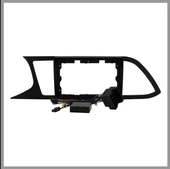 SEAT LEON 2013-2021 UYUMLU PIANO BLACK 9 INC ANDROID MULTİMEDYA ÇERÇEVESİ-SOKET-CANBUS thumbnail 1