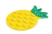 Beeztees Yavru Köpek Yaş Mama Yeme Oyuncağı, Ananas Şeklinde,Silikon, Sarı, 20x20cm thumbnail 1