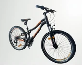 24J BİSAN KDX 2800 V FREN DAĞ BİSİKLETİ - MAT SİYAH TURUNCU - 30 kadro - 2