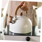 Valkyrie 3L Düdüklü Kettle Su Isıtıcı Çaydanlık Paslanmaz Çelik Yüksek Islıklı Beyaz - 9