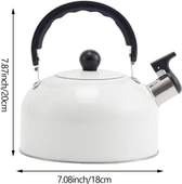 Valkyrie 3L Paslanmaz Çelik Düdüklü Kettle Su Isıtıcısı Çaydanlık Islıklı Demlik - 6
