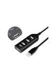 KLASİST Usb Çoğaltıcı Çoklayıcı Hub Usb 2.0 Çoklama Pc Laptop 4 Port - 1