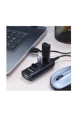 KLASİST Usb Çoğaltıcı Çoklayıcı Hub Usb 2.0 Çoklama Pc Laptop 4 Port - 6