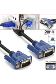 Hubstein 1.5 Metre Vga Kablosu Ekran Lcd Monitör Projeksiyon Bağlantı Kablosu - Çift Filtreli - 1.5 Metre - 4
