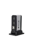 WOZLO 7 Port Usb Çoklayıcı Usb Hub Çoğaltıcı - Adaptörlü Pc Notebook-A11 - 4