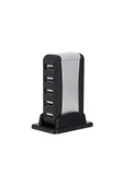 WOZLO 7 Port Usb Çoklayıcı Usb Hub Çoğaltıcı - Adaptörlü Pc Notebook-A11 - 3