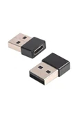 WOZLO Usb Erkek To Usb 3.1 Type-c Dişi Çevirici Dönüştürücü Adaptör-A05 - 1