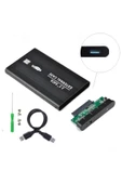 WOZLO 2.5 Sata Hdd Usb 3.0 Harddisk Kutu - Aluminyum Gövde-A16 - 3