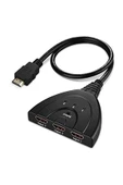Hubstein 3 Port Kablolu Hdmi Switch Çoklayıcı Çoğaltıcı Splitter-A14 - 2