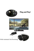 WOZLO 3 Port Kablolu Hdmi Switch Çoklayıcı Çoğaltıcı Splitter - 6
