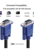 Artvision Cg341ad-5.0 Mavi Konnektör Siyah 5mt Vga M-vga M Kablo-A03 - 2