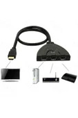 Hubstein 3 Port Kablolu Hdmi Switch Çoklayıcı Çoğaltıcı Splitter-A14 - 3