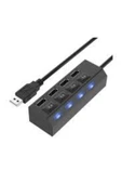Wozlo 4 Port Usb Hub 2.0 Çoklayıcı Anahtarlı Işıklı Çoğaltıcı Switch-A10 - 1