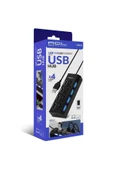 ACL Ahb-01 Usb 2.0 Led Tasarım 4 Usb Portlu Anahtarlı Çoklu Çoğaltıcı Usb Çıkışı Office News - 2