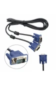 lodose Wozlo 1.5m Metre Vga Kablo Lcd Ekran Monitör Projeksiyon Kablosu 15 Pin Erkek - %100 Bakır Kablo - 1
