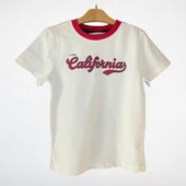 "California" Baskılı Kısa Kollu Tişört - 2