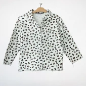 Leopar Desenli Takım – Gömlek & Etek - 4