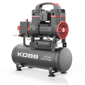 KOBB KBK8S 1.2HP 8Lt 8Bar Yağsız Sessiz Taşınabilir Hava Kompresörü - 1