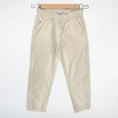 Keten Pantolon - Bej - 1