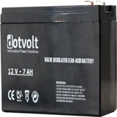 DOTVOLT VOLT DT7-12 12V 7AH Kuru Tip UPS+Güvenlik Aküsü - 2
