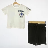 Sonic Baskılı Çocuk Takım (2'li) – Tişört ve Şort thumbnail 2