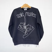 Sole Mates Yazılı Sweat & Siyah Jogger Pantolon Takımı - 3