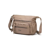 Yıkama Rölaks Deri Kadın Postacı Çantası 21K Barcelona 1919-6 - 4