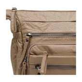 Yıkama Rölaks Deri Kadın Postacı Çantası 21K Barcelona 1919-6 thumbnail 2