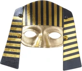 Mısırlı Maskesi Lastik Aparatlı Firavun Maskesi 21x23 Cm thumbnail 2