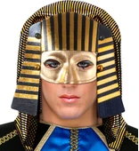 Mısırlı Maskesi Lastik Aparatlı Firavun Maskesi 21x23 Cm thumbnail 1