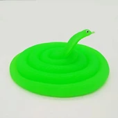Fosfor Yeşil Renk Gerçekçi Görünüm Şaka Yumuşak Yılan 120 Cm - 1