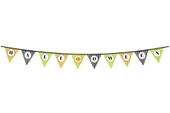 Cadılar Bayramı Kabak Temalı Halloween Yazılı Banner Süs Flama 3 Metre - 2