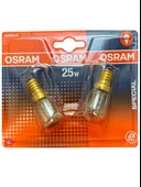 (2'Li Paket) Osram 25W Sarı Işık E14 Duylu (İnce Duy) Buzdolabı Ampulu - 1
