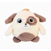çocuklar için sevimli peluş sırt çantası krem 25 cm (3-6 yaş) - 1