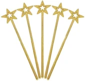 Altın Renk Yıldız Peri Asası Peri Değneği 34 Cm 1 Adet thumbnail 1